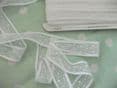 Cotton Cluny Leavers Lace White 2.5cms wide. Pattern 2069 Made in Great Britain
